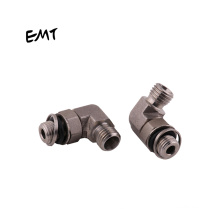 Npt metric male ferrule union elbow ss adapter fittings 90 degree bite type hydraulic transition joint